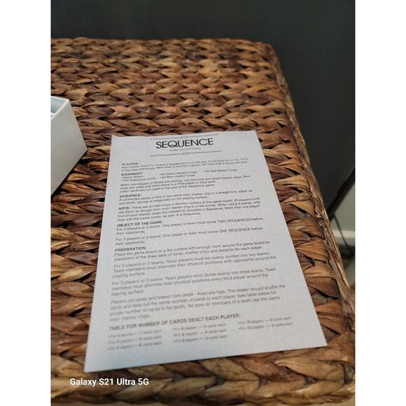 Sequence An Exciting Game of Strategy - Board Game - Picture 8 of 11